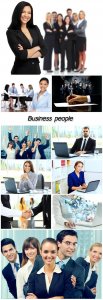  Business people, working collective 