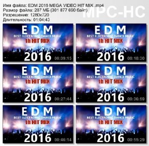  EDM 2016 Mega Video Hit Mix 